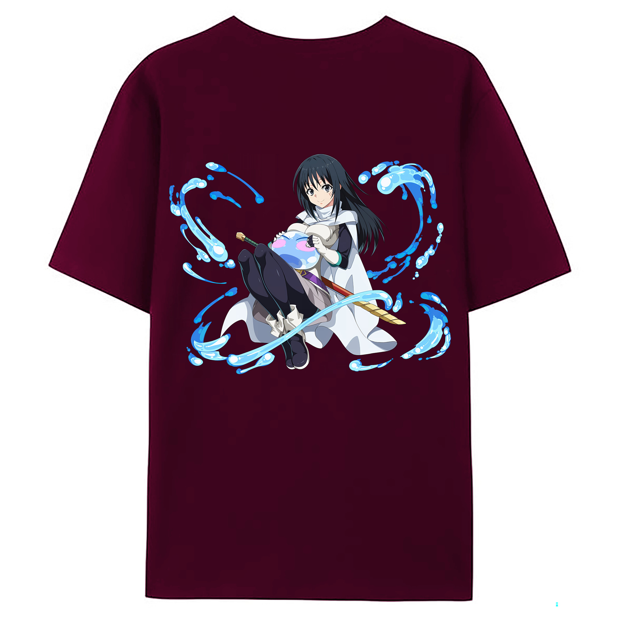 （画像用） 転スラ Regarding Reincarnated to Slime レディース半袖Tシャツ(バックプリント)